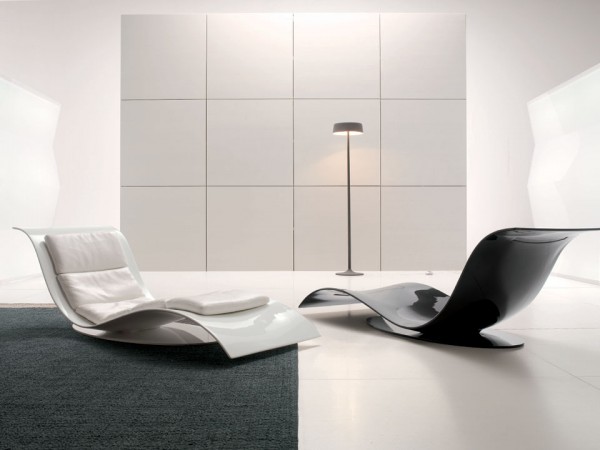 Futurisme organisch interieur relax daybed StC styling Futurisme organisch interieur relax daybed StC styling